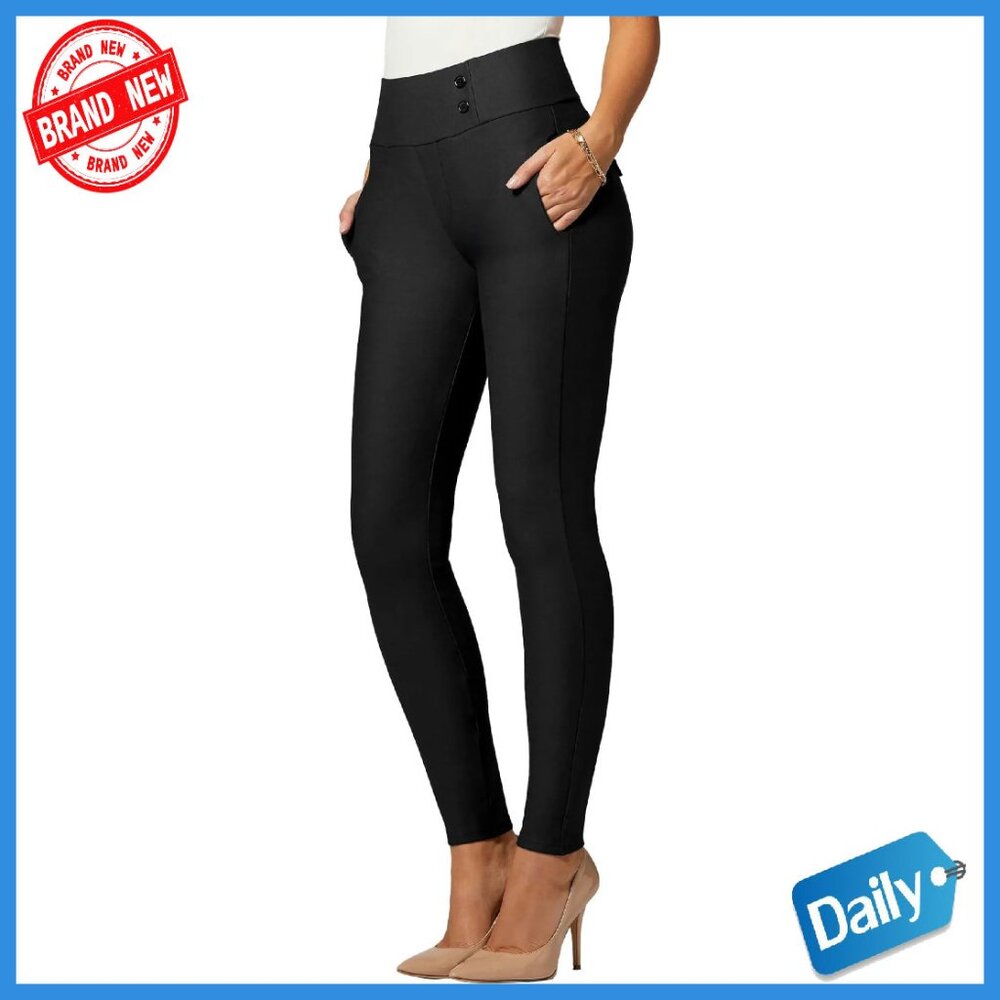 Tummy Control Ponte Pants Slim Fit High Rise Work Slacks